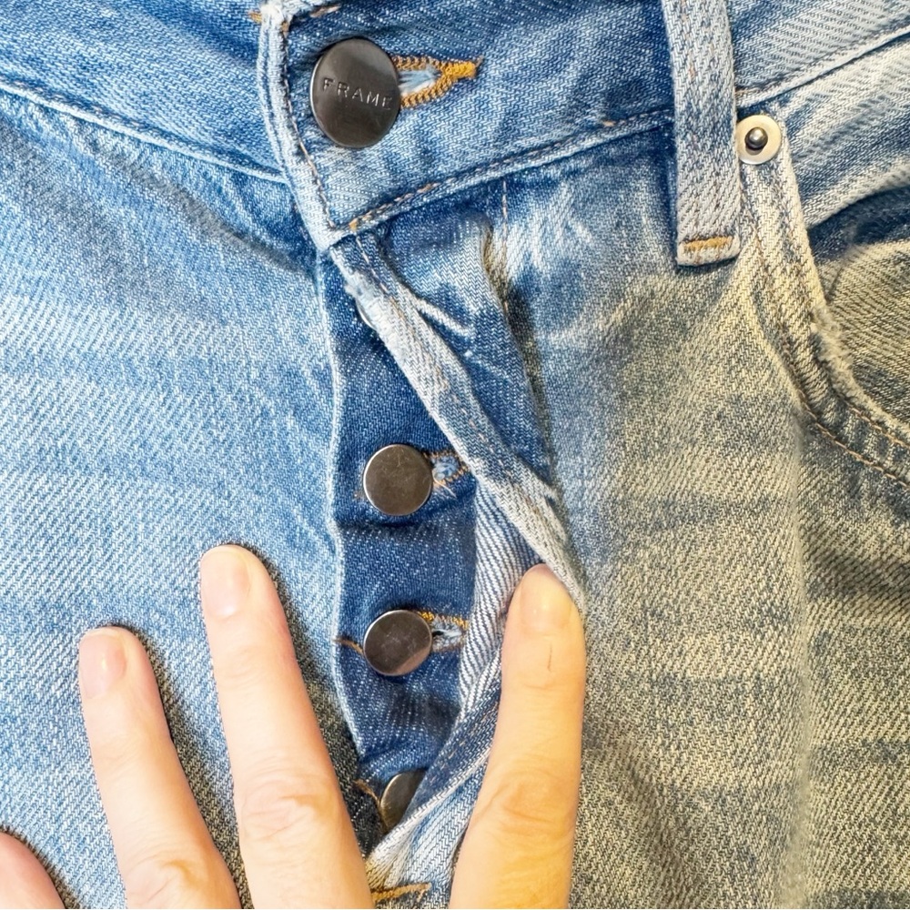 Frame‎ | Le Original Jeans LOJ207 in Glacier Destruct Wash Sz. 29 - Picture 6 of 13